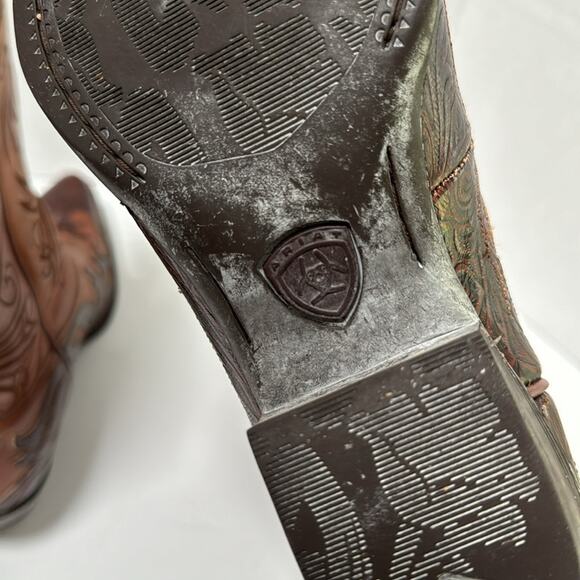 Ariat Women’s Cowboy Boots Festival Cowgirl Leather Sexy Concert Date Night - Picture 5 of 10